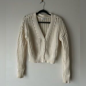 Holey Cardigan Sweater